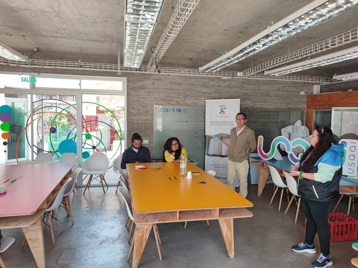 Senadis_Antof's tweet photo. Hoy @Senadis_Antof participa en curso de Tiflotecnología junto a profesionales de la Región de Antofagasta, gracias a COS 2022 de @fmescondida y #AWKAN
@senadis_gob
@UCNorte
@Dsocial_II
@SeremiSalud2
@cmds_antof
@ServSaludAfta
@Muni_Tocopilla
@mimejillones https://t.co/iXORz7s9dh
