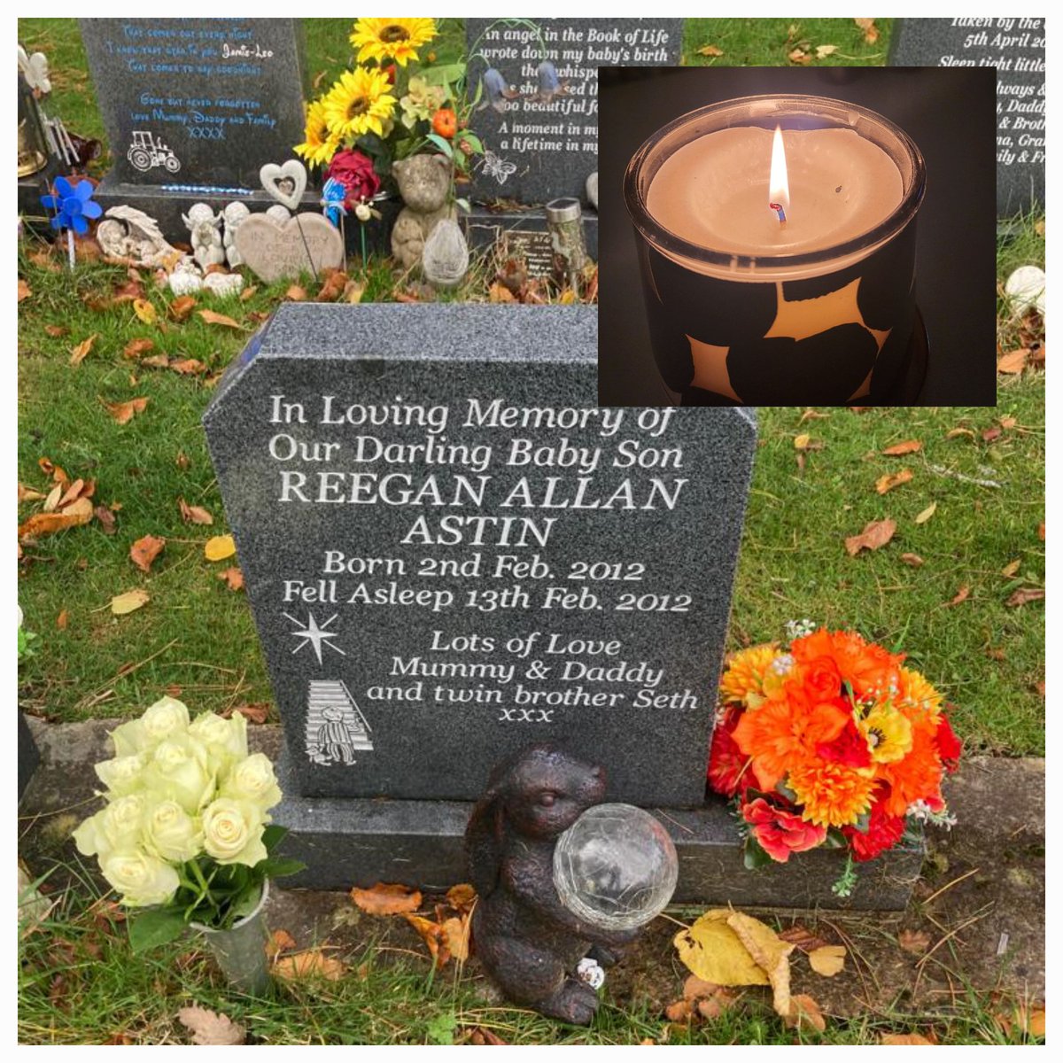 Not a day goes by I don't think of my boy,.. Nearly 11 years on and it still cuts like a knife!!  Lighting my candle in remembrance #WaveOfLight