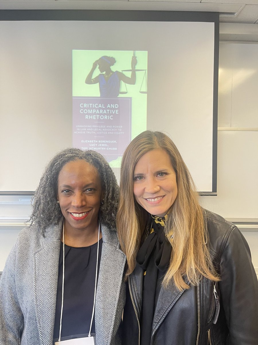 Had a blast at our <a href="/SaltLawOrg/">Society of American Law Teachers</a>  conference session with @genremixtress — previewing our book! Coming soon!