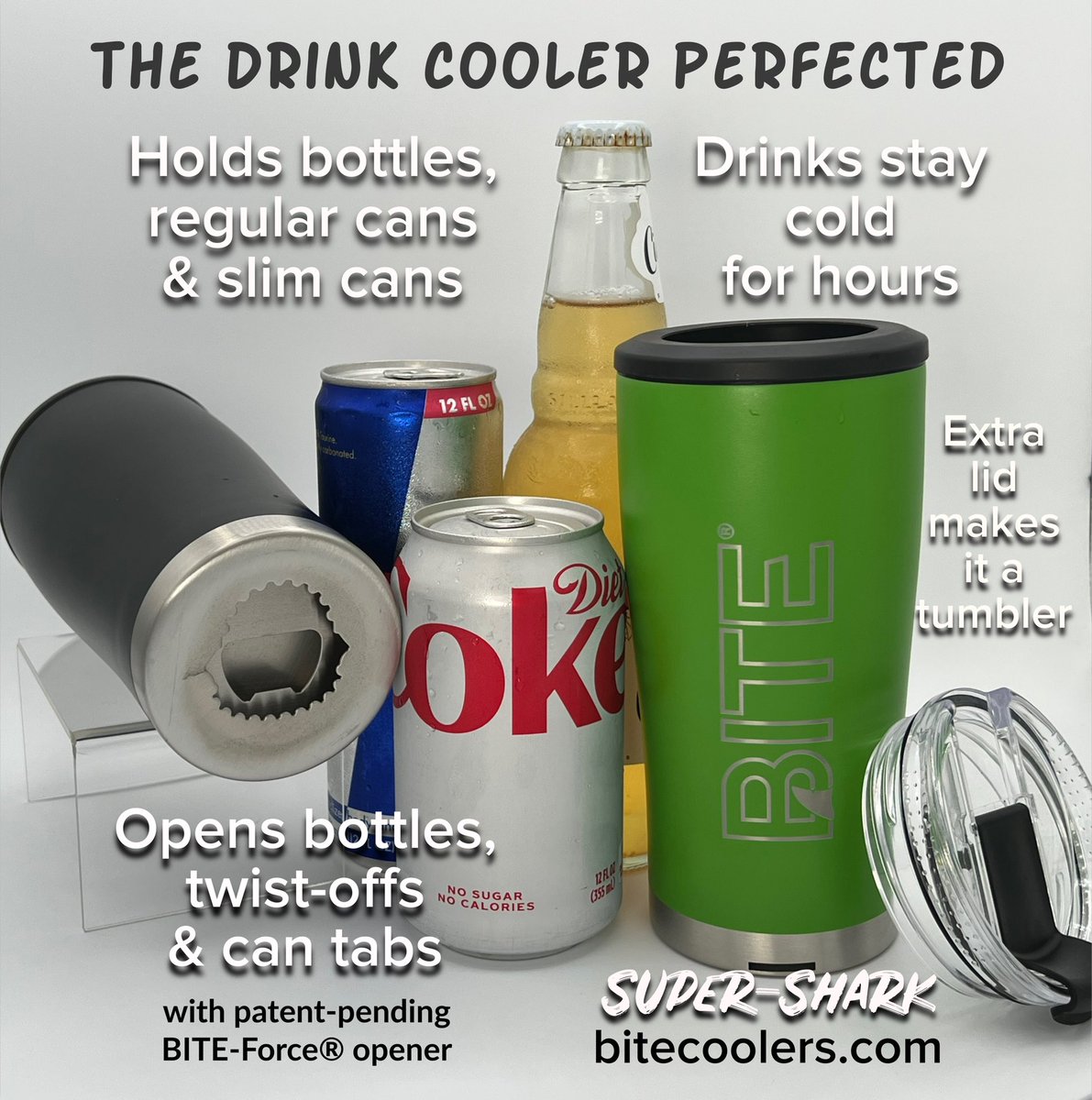 You need it. ❤️🦈 #supershark #bite #drinkcooler bitecoolers.com