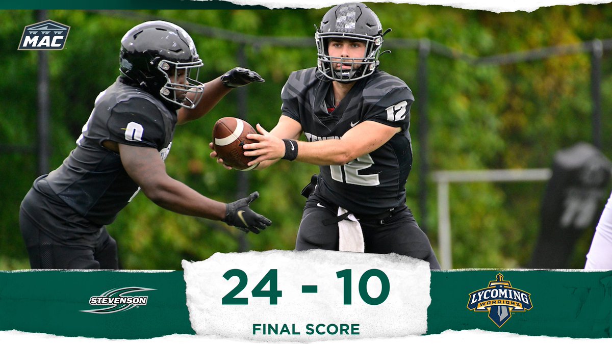 GoMustangSports's tweet photo. .@SUMustangFB improves record in conference with at 24-10 victory at Lycoming!

#d3fb #MACfb #StangNation https://t.co/iF1MYVB6h4