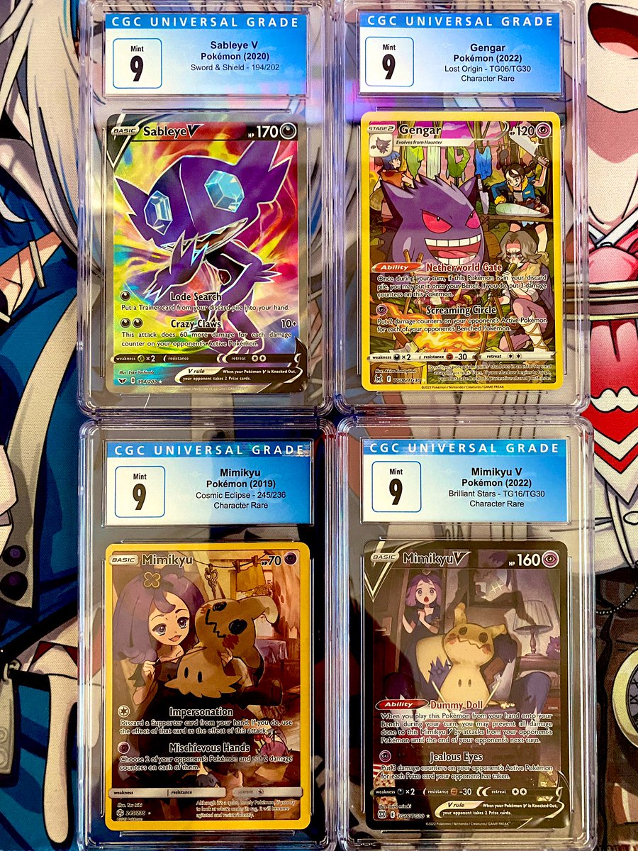 🕸 SPOOKTOBER GIVEAWAY #3 🕸

more spoopy slabs! winner gets one of these. rolled live tomorrow 10/16! be sure to get into stream early for keyword!

1️⃣ like &amp; RT
2️⃣ turn on my notifs 🔔
3️⃣ post screenshot proof

#pokemon #tcg #pokemongo #gamer #pokemonunite #nintendo #twitch