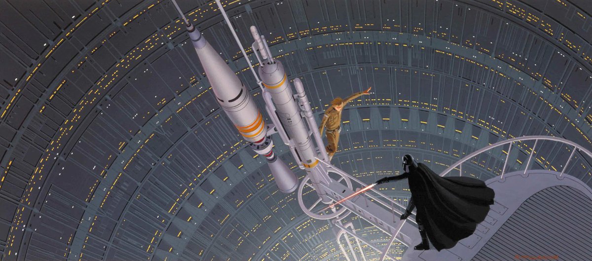 conceptartsw's tweet image. Star Wars: The Empire Strikes Back concept art by Ralph McQuarrie