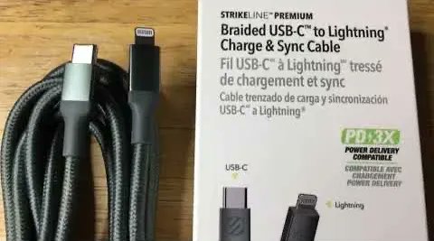 24k's tweet photo. New &amp; Strong @Scosche StrikeLine Premium ⛰ https://t.co/V2PSiIn94t Braided ⛓ #USB-C to #Lightning ⚡️ PD 3X Cable #Review 📝 10-13-22

- A great warranty, good looks &amp; rated for maximum use, this is THE Lightning cable to get.

ad #Scosche #applenews #iphonecable https://t.co/FB29qyX9yM