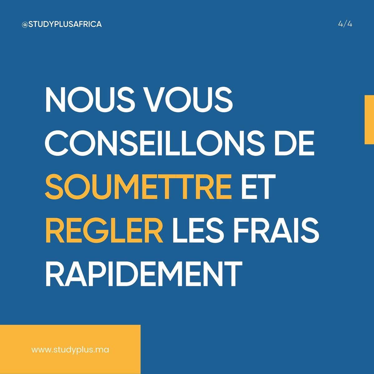 StudyPlusAfrica's tweet photo. Dates clés procédure Campus France 🚨

#delaicanpusfrance #paiementcampusfrance #lafranceaumaroc #campusfrance #campusfrance2023 #servicestudyplus #studyplusafrica #inscriptionetudeenfrance #etudiant #ecoledecommerce #université #etudessuperieures #etudiantmarocains #etude https://t.co/FVaOcQC9yd