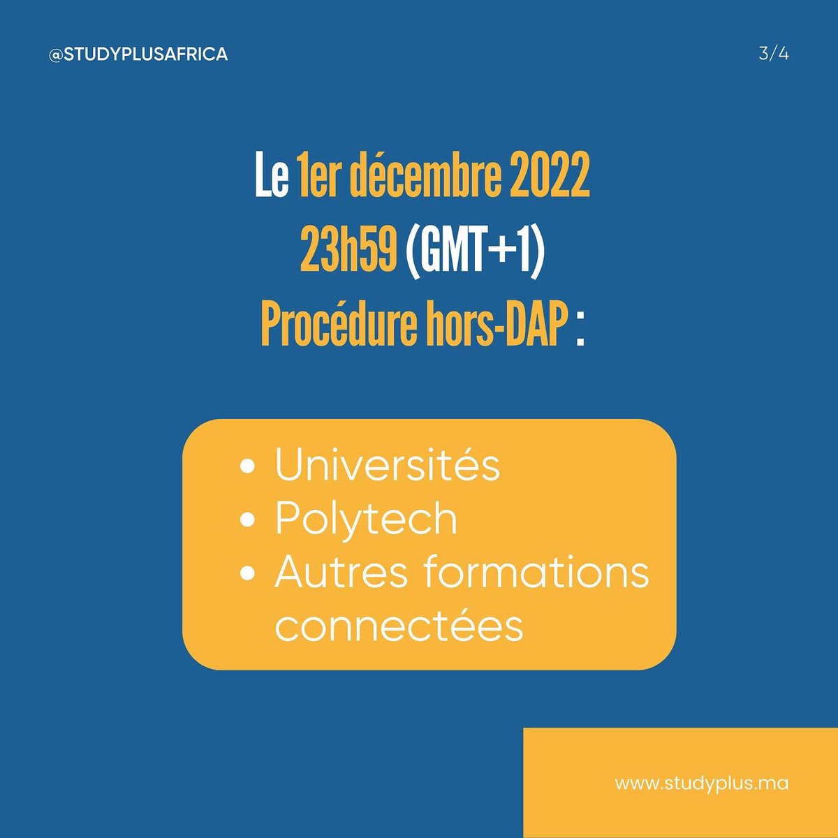 StudyPlusAfrica's tweet photo. Dates clés procédure Campus France 🚨

#delaicanpusfrance #paiementcampusfrance #lafranceaumaroc #campusfrance #campusfrance2023 #servicestudyplus #studyplusafrica #inscriptionetudeenfrance #etudiant #ecoledecommerce #université #etudessuperieures #etudiantmarocains #etude https://t.co/FVaOcQC9yd