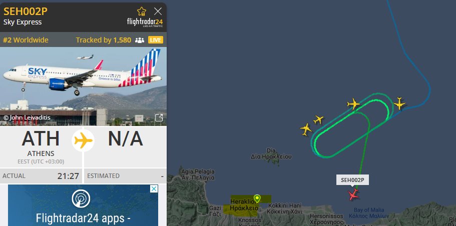 Alguma coisa está acontecendo no Heraklion International Airport