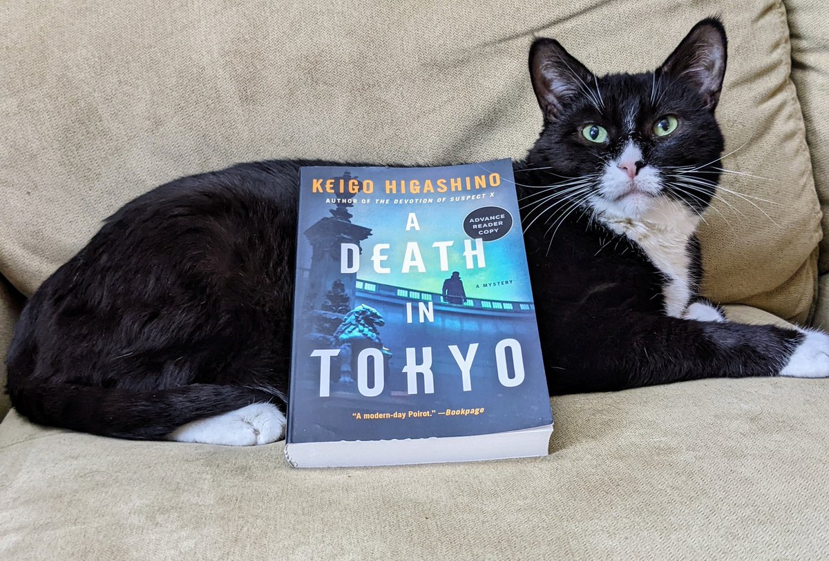 UncleT_Bag's tweet photo. The Devotion of Suspect X opened my eyes to the wonderful writing of Keigo Higashino. I can't wait to dive into his latest #mystery, #ADeathInTokyo. If you love detective stories and clever villains being pursued by dogged, insightful detectives, this series is a must! https://t.co/K3NmDwlVmk