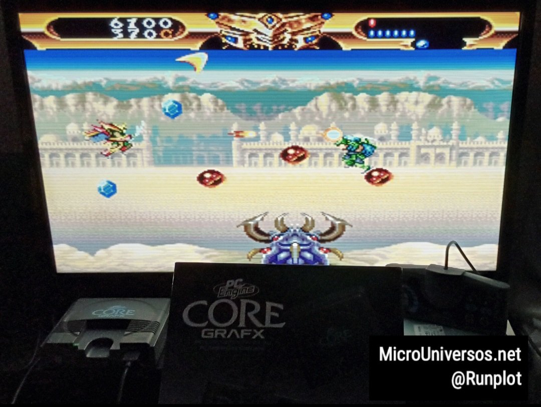 Runplot's tweet photo. Sesión de #retrogaming con la mini #PCEngine #Coregrafx #TurboGrfx y un juego muy arcade y trepidante, el #LordsOfThunder !!!, graficazos !!!
#retrogames #games #retrogamer #gamer #80s #90s #Nostalgia https://t.co/g8Nc76Os9e