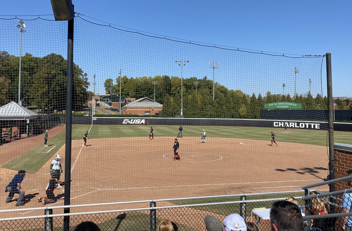 It was a beautiful day for softball, I had a great time watching my future team play UNC Charlotte!! <a href="/AbbeySoftball/">Abbey Softball</a> <a href="/Coach_Tony_NC/">Coach Tony Mele</a> <a href="/EliteOwens/">Carolina Elite Owens</a>