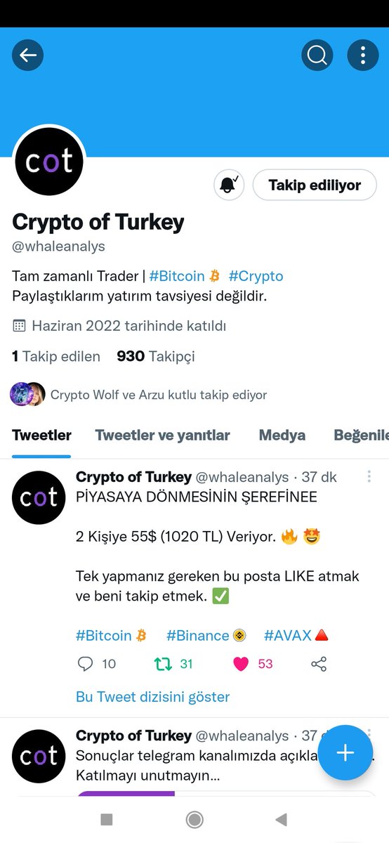 @whaleanalys Katılıyorum inşallah bana çıkar