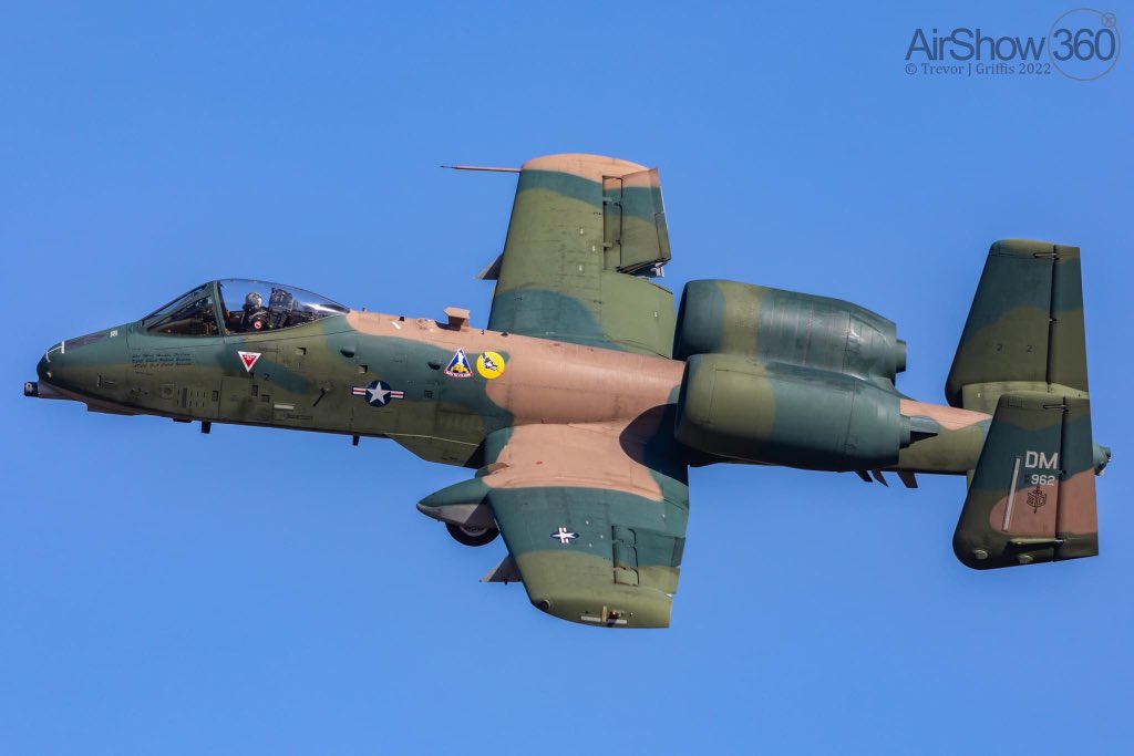 The <a href="/A10DemoTeam/">A-10C Thunderbolt II Demonstration Team</a> is one of the performers for the <a href="/WONGRome/">WingsOverNorthGA</a> Air Show. Brrrttt!

📸 Trevor Griffis

#a10warthog #airshow #weloveairshows