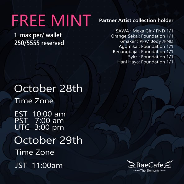baebaecafe's tweet photo. 1 free mint Gibaway 🎉

1⃣ Like and RT

2⃣ Follow @baebaecafe 

3⃣ Tag 3 friends https://t.co/4IxRCoGh9v