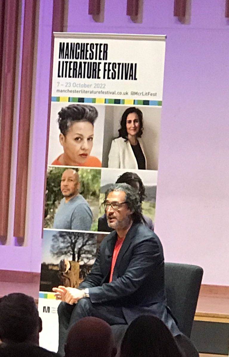 UoMCreativeMCR's tweet photo. “My job is to be loyal and true to history and to be impartial, not to be politicised”
Thank you to Professor @DavidOlusoga for your honesty and wise words this evening, & to @newwritingMCR Senior Research Fellow, @epwa66 for a truly brilliant interview 🙏🏾
@McrLitFest #MLF22 https://t.co/3xamNNqq5h