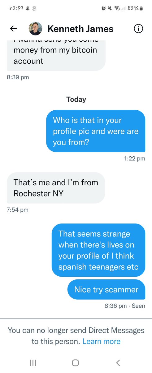PeacockPrincess's tweet photo. Scammer beware https://t.co/VtZetNUH8u