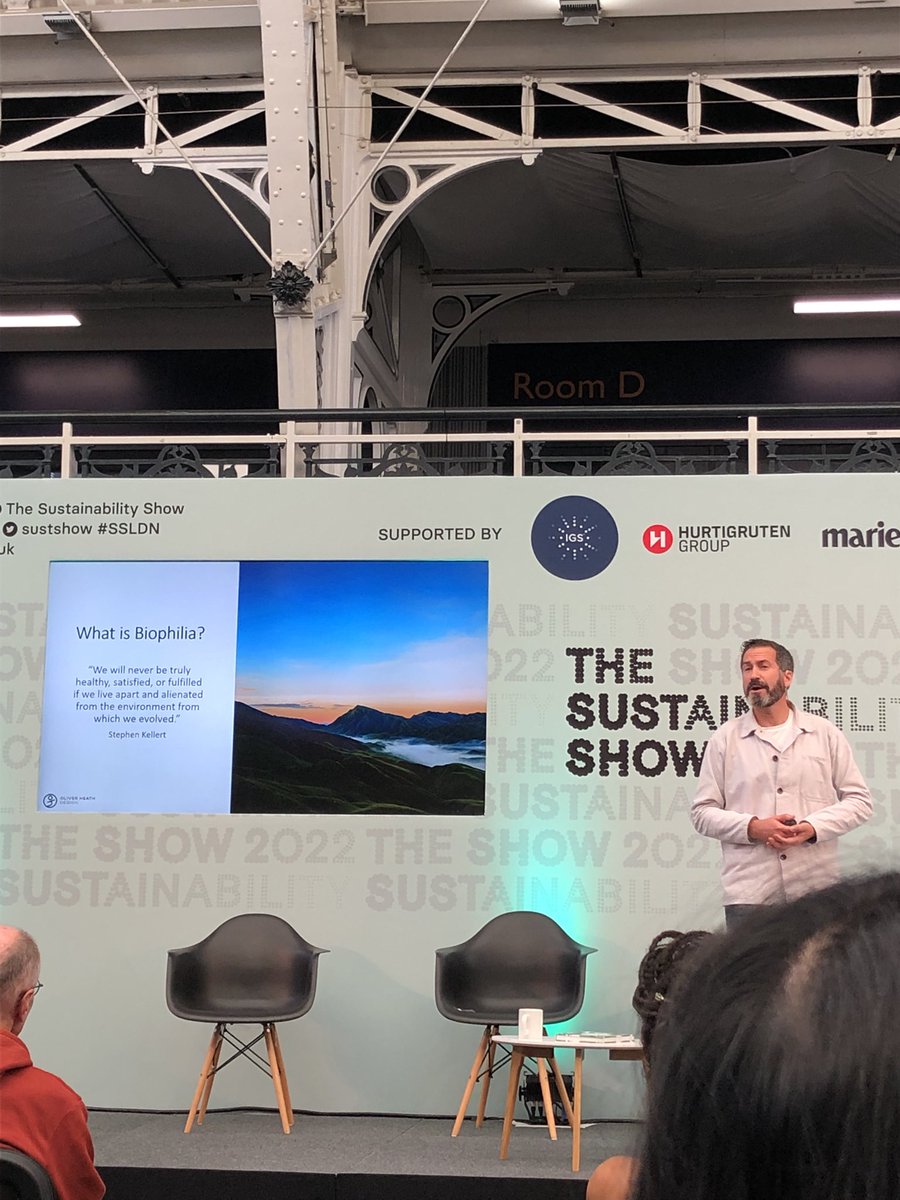ecology_bee's tweet photo. Really enjoyed listening to talks with @GraceCorcoran_ at this years @SustShow by @Benfogle @OliverHeath_OHD and a panel with @marieclaireuk #SSLDN #EBE2022 #2022EBE https://t.co/epgdiOnxSy