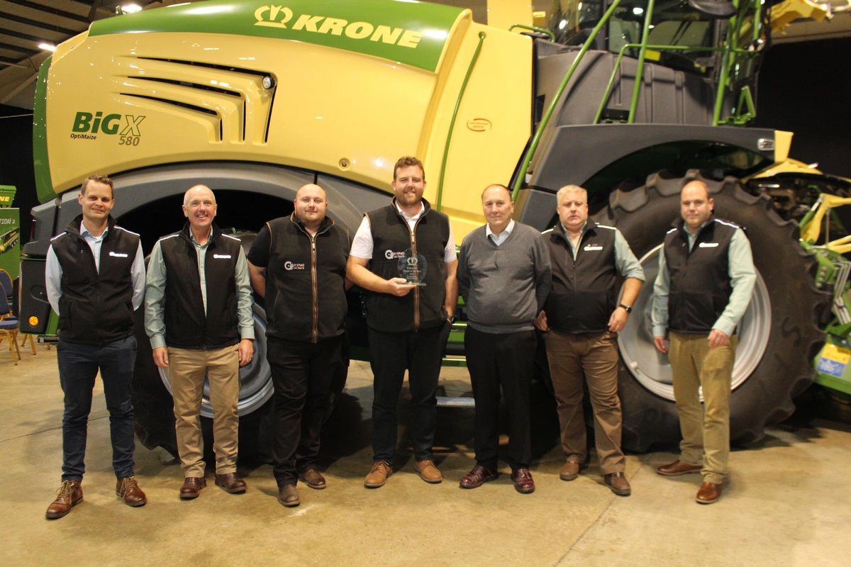 WE WON! Over the moon to have won <a href="/KroneUK/">Krone UK</a> Dealer of the Year 2022. Well done to the whole team!