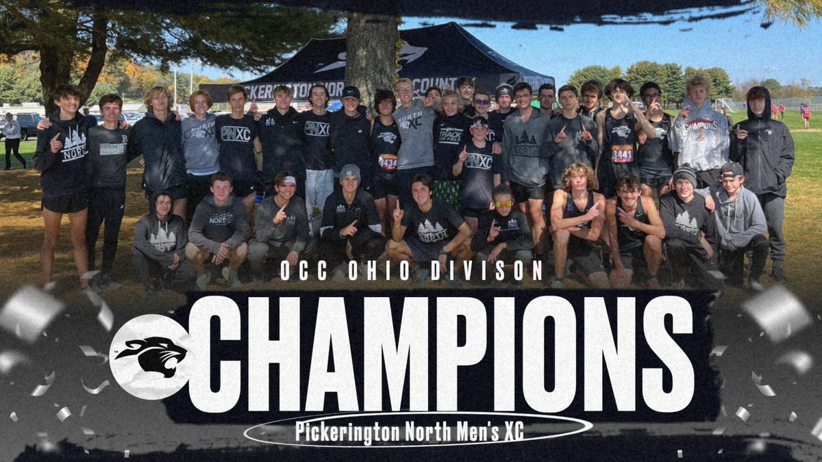 The Men's Cross Country team is OCC Champs!