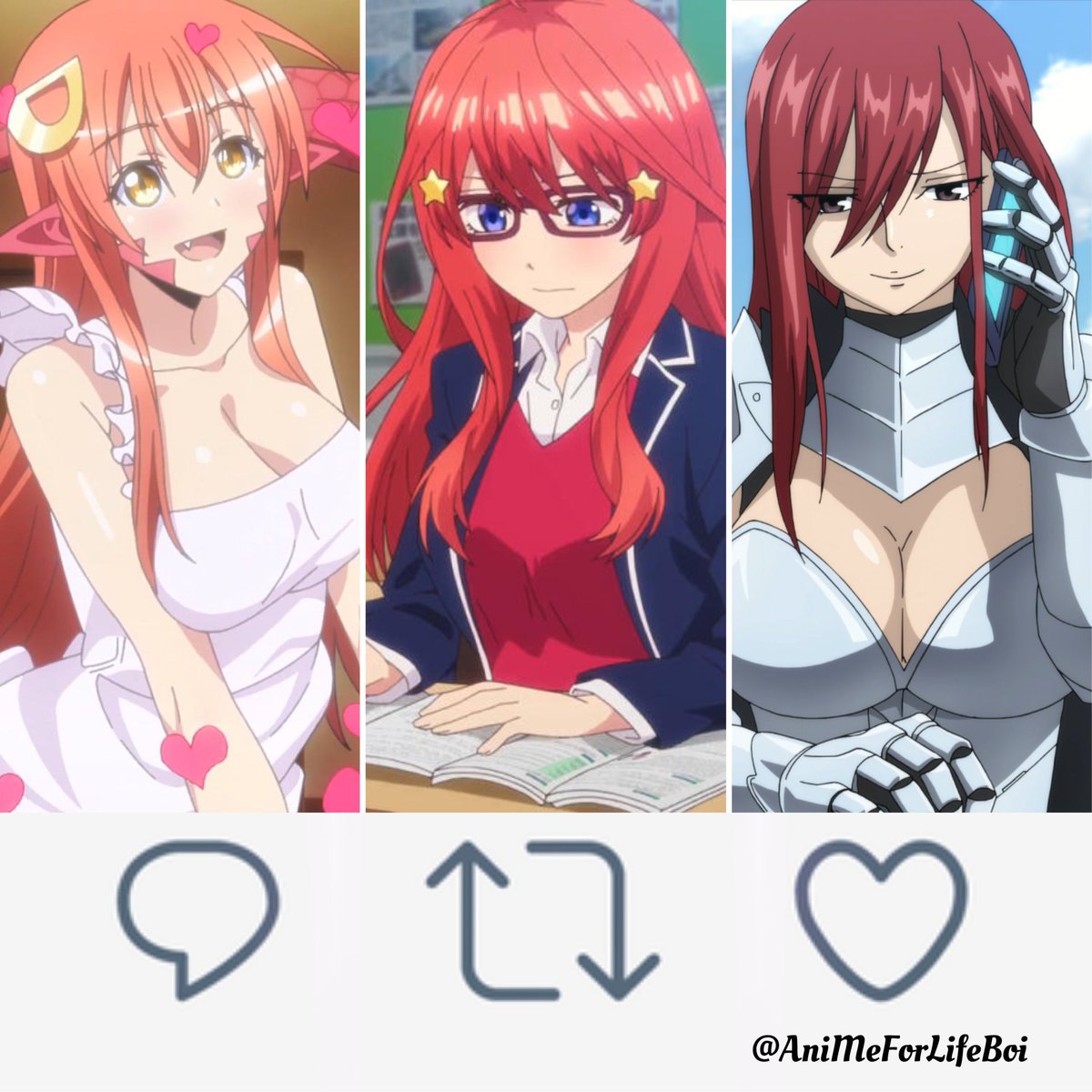 AniMeForLifeBoi's tweet photo. Reply [Miia]
Retweet [Itsuki]
Like [Erza] https://t.co/Xs6ywBrLYb