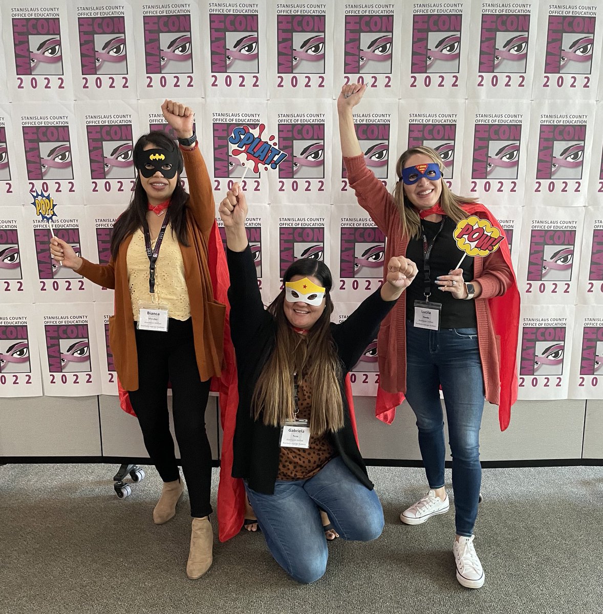 Teachers doing what they do…being superhero’s at MATHCON 2022 #scoemathcon