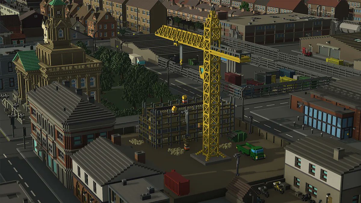 anothergame_'s tweet photo. Construction site in the late afternoon.
#screenshotsaturday #indiedev https://t.co/diBPE2SOZ1