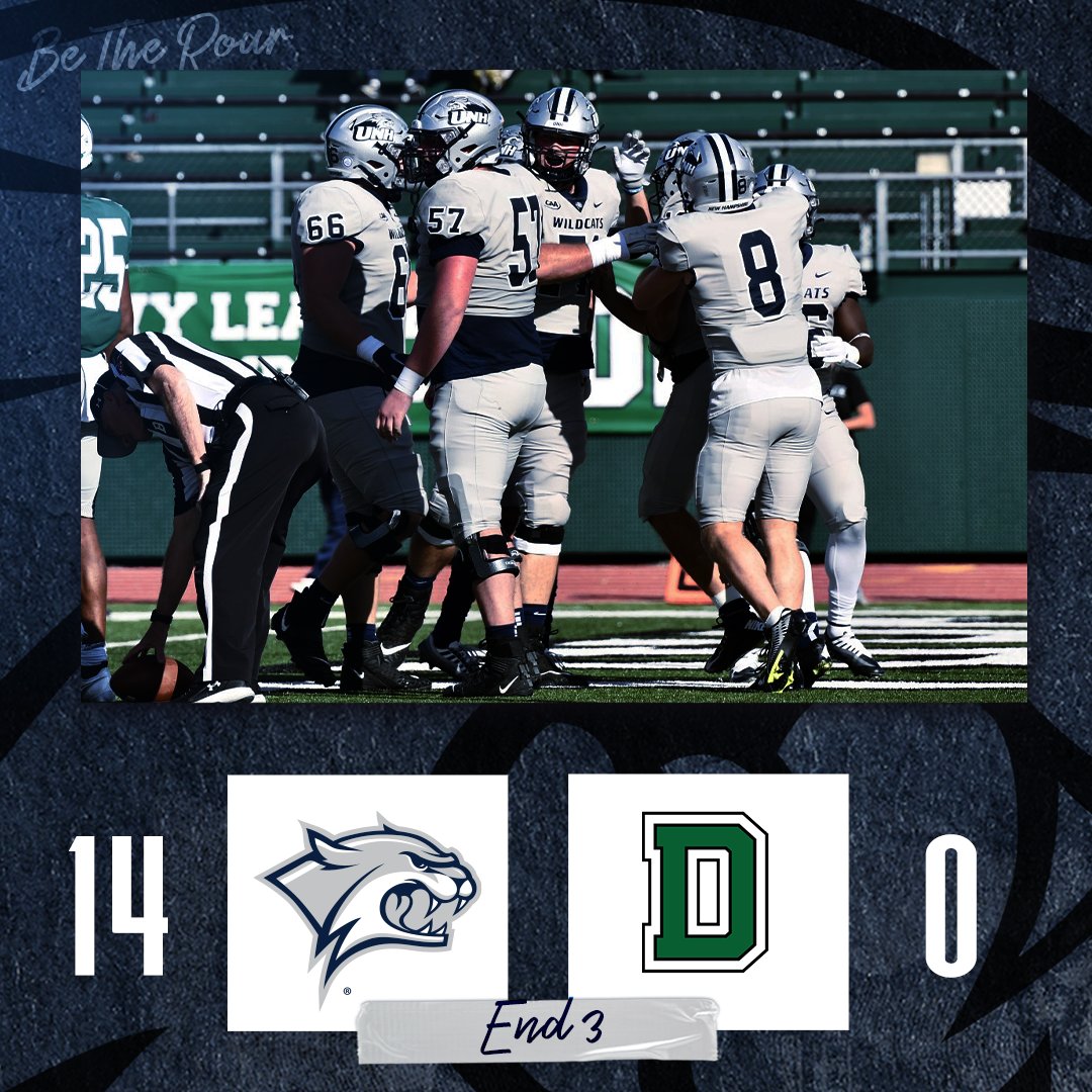 We take a 14-0 lead into the fourth quarter of the Granite Bowl. #GraniteStrong #CatJui23 😼🧃 Game Day Central ➡️ bit.ly/3Vnn0dg