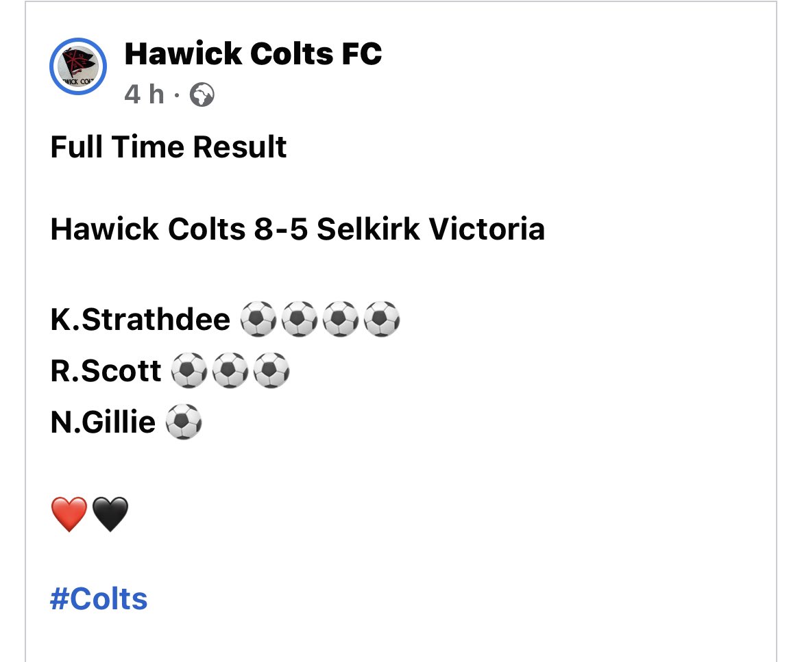 Hawick Colts AFC tweet media