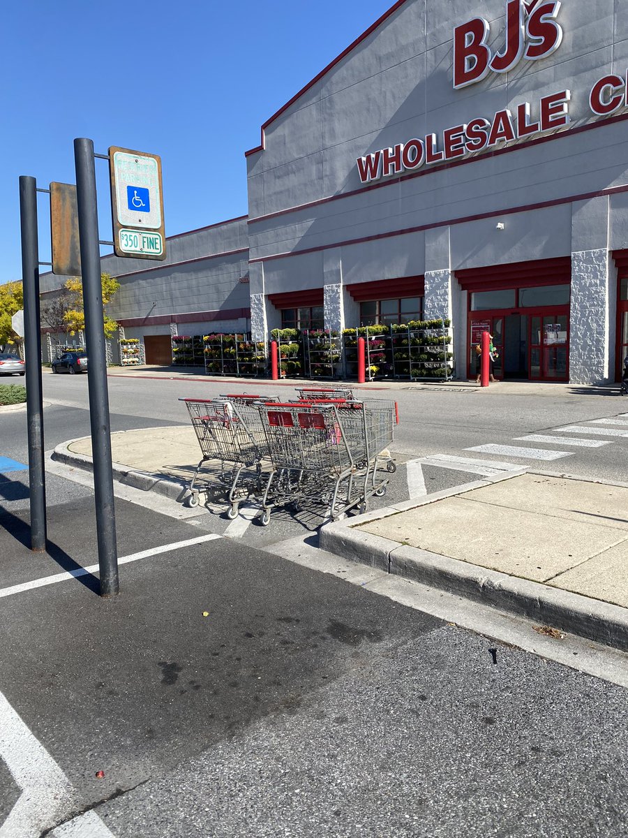 Have u ever substituted convenience for consideration? Gracism Principle #6 - I will consider you.  This creates an unsafe experience for people who need these walkways. Consider others before parking your cart in a handicap walkway. <a href="/GracismGlobal/">Gracism Global</a>