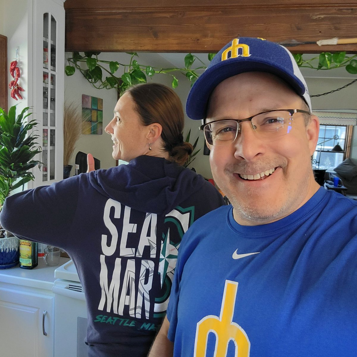 Dan and I are not ready to be done yet this season. #SeaUsRise #EmbraceTheChaos #whereiroot