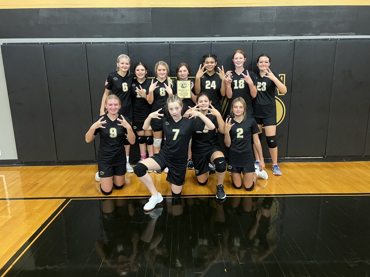 District Tournament today and your WMS Gold AND 8A Lady Tigers are DISTRICT CHAMPIONS! The future is BRIGHT! 🥇🌟