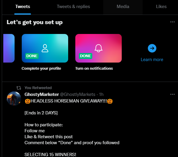 ZanFluff's tweet photo. @GhostlyMarkets Proof of retweet https://t.co/RJXPzXva1r