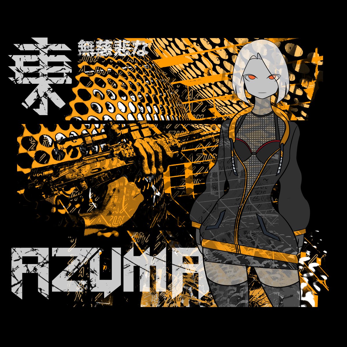 fl00r8's tweet photo. Tshirt design for 
@AzumaAku

#nftarti̇st #art #artist #anime #animeart #animeartist #illustration #illustrationart #draw #drawing #drawings https://t.co/hEusildEfq
