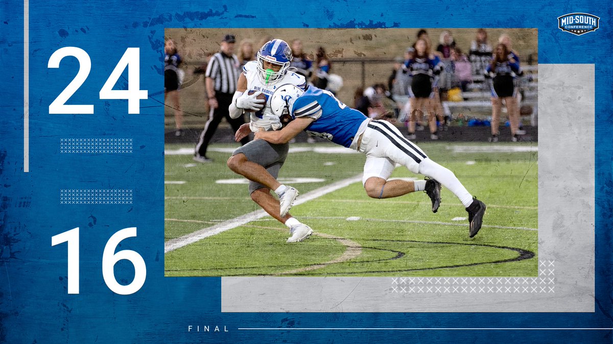 Football picks up 24-16 conference win over Cumberland (Tenn.) on Homecoming. 

#LetsGoSaints