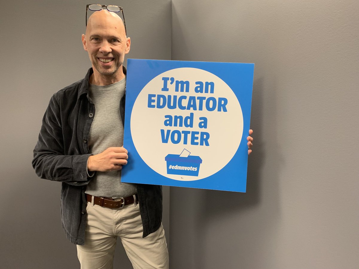 i’m a proud public school teacher & i vote for candidates who will ensure our public schools have the resources they require to prepare the next generation to be civically & responsibly engaged. what about you? #edmnvotes