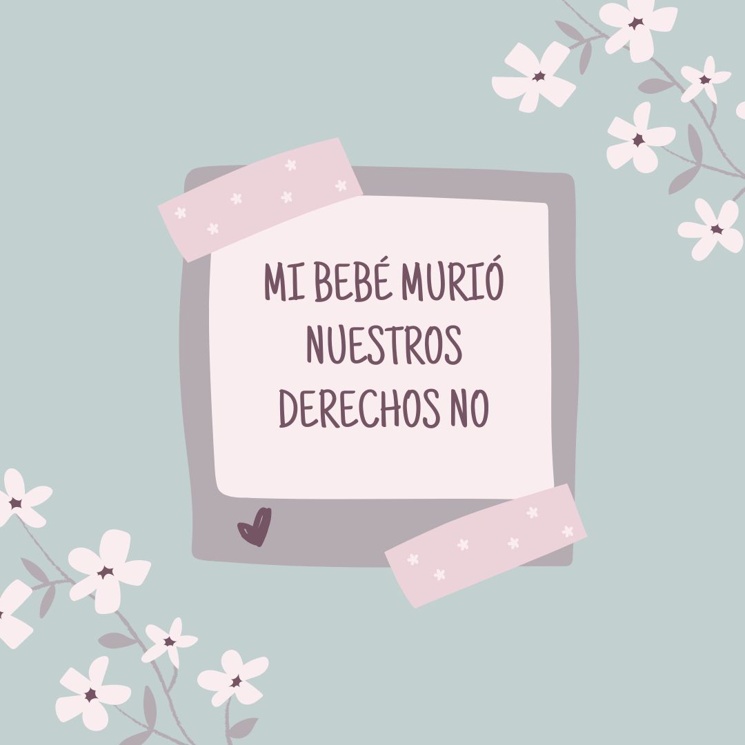 Mi bebé murió, nuestros derechos NO". Por nuestros hijos e hijas. 
15 de octubre ❤️Tuitada 2022
<a href="/BlancasGc/">Asociación Pulseras Blancas GC</a> <a href="/elpijamadegary/">El pijama de Gary</a> <a href="/suportaldol/">SuportalDol</a> <a href="/petitsambllum/">Petits amb llum</a> <a href="/PerinatalMurcia/">Asociación Psicología Perinatal Murcia</a> <a href="/carmenlimons/">mariposas para el duelo</a> <a href="/fatimaveraconst/">Fátima Vera Constán</a> <a href="/Hayunlugar__/">Hay un lugar...</a>
<a href="/NormaGrau/">Norma Grau</a> <a href="/Umamanita/">UMAMANITA</a> <a href="/nubesma/">Nubesma ☁️⭐🦋</a> <a href="/Umamanita/">UMAMANITA</a> <a href="/MovimientoRuben/">Movimiento Rubén. Lactancia en duelo</a>