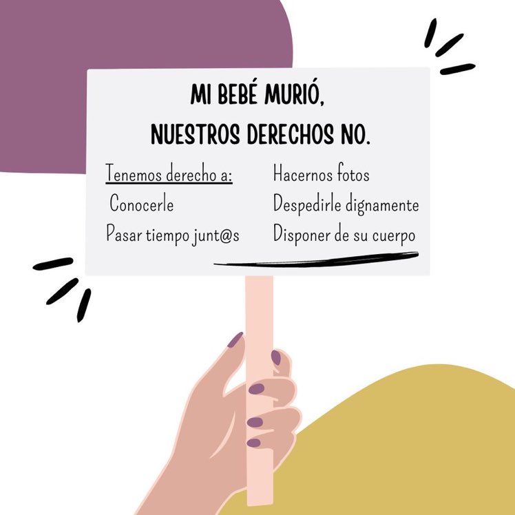 MonicaCompromis's tweet photo. Perquè les famílies tenen dret a acomiadar-se de les seues criatures
Perquè les famílies tenen dret a una asistència psicològica
Perquè tenen dret al permís de maternitat i paternitat 
Per tot això 
#DueloconDerechos
#duelogestacional #dueloperinatal https://t.co/uEblPRvX8g