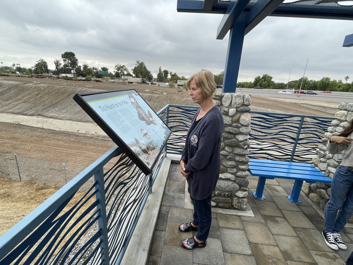 SupJaniceHahn's tweet photo. Parque Dos Ríos is officially open!

This space will serve residents and visitors from across @CountyofLA cycling and walking along the river in so many ways— a welcome rest stop, a beautiful green space, and a place to learn about the rich natural features of our river. https://t.co/7fwhZlVZBi