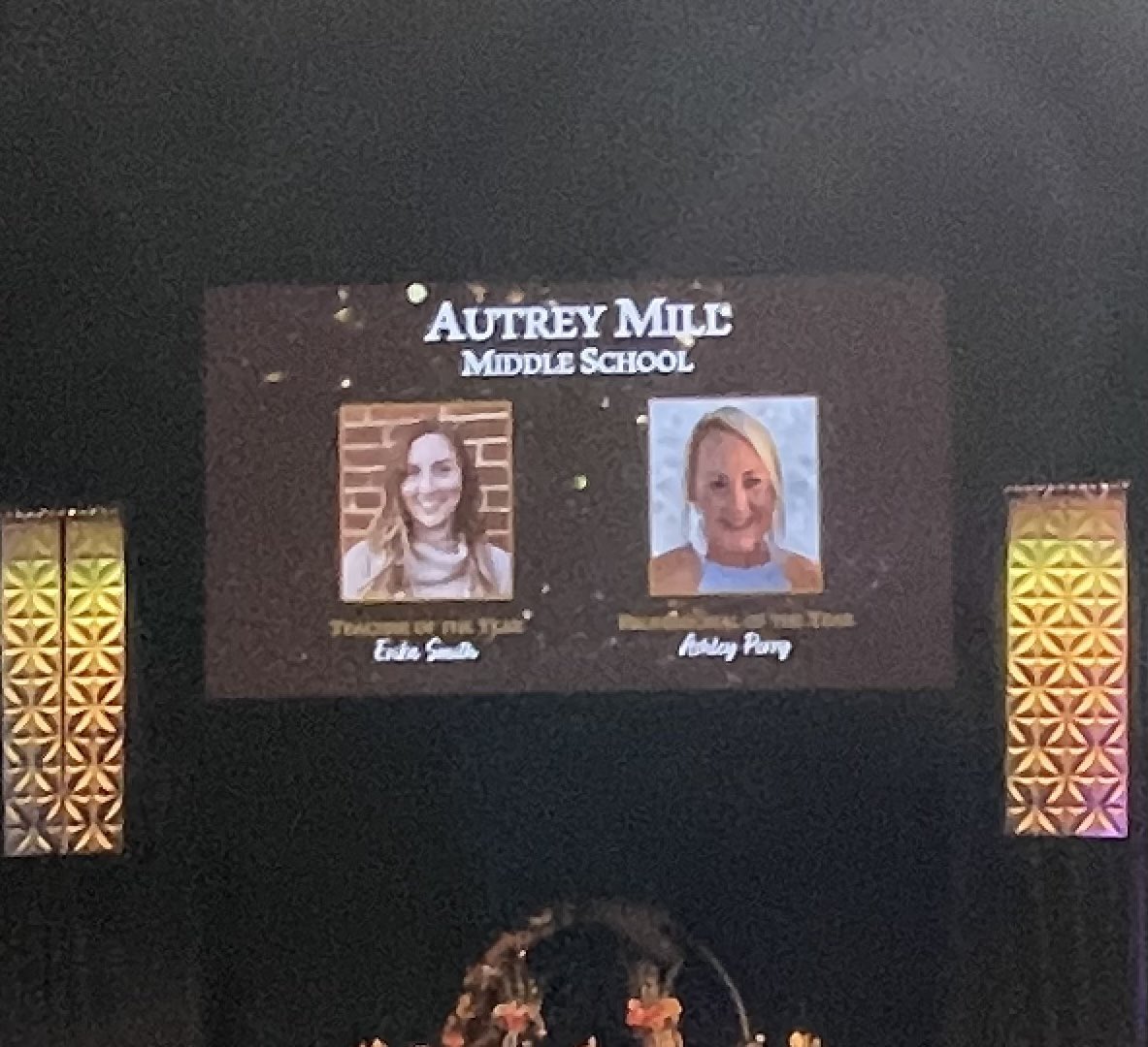 AMMSLions's tweet photo. Congratulations to our TOTY @_Erika_Smith and POTY @MrsPerryAMMS for their well deserved recognition at the Legacy of Excellence Awards! It was a wonderful event celebrating our #AMMSLions!  
@MartinJE86 https://t.co/fKoAmtQiYZ