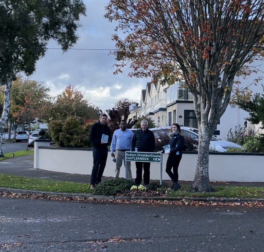 TedLeddy's tweet photo. Lots of interesting discussions on the  doors today with our Budget 2023 leaflet. The whole FG team were out. It was Laurel Lodge for me. #dubw https://t.co/Mwynnx6E4P