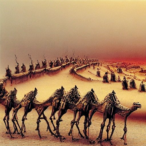 finitistisch's tweet photo. Halloween season 🎃 so played around some more to get these spooky AI generated Beksinski inspired hellscapes https://t.co/6rxvBcA3FH