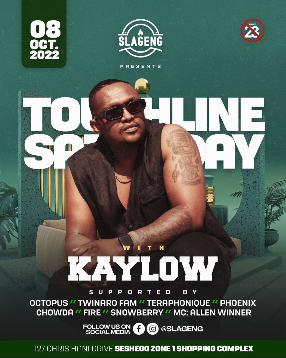 moleculesent's tweet photo. Slageng Weekly Headliners #moleculesent #touchlinesaturday #slagengseshego #polokwane https://t.co/8qDxkv3bSH