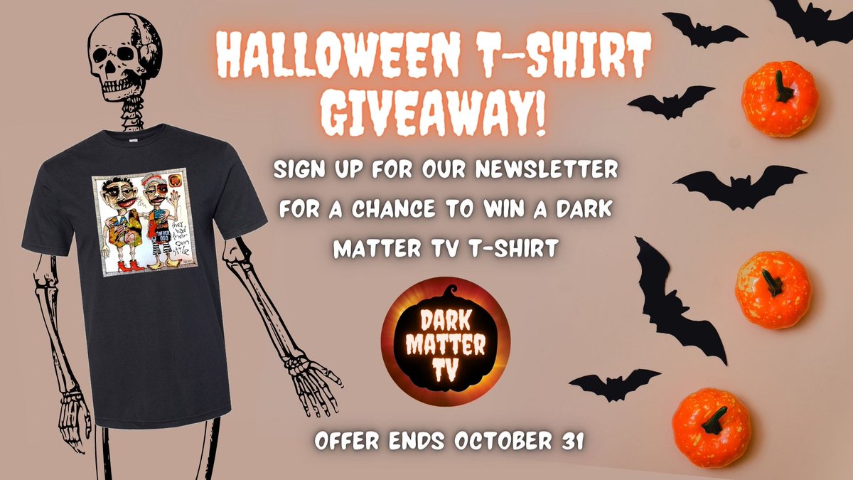 Did you know?? Dark Matter TV has a killer weekly newsletter about new content and movie recommendations! Sign up here and get entered in our free T-shirt giveaway!  
darkmattertv.com/newsletter-2/