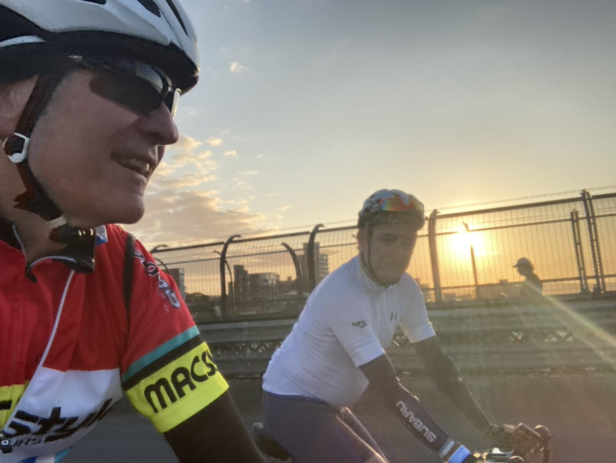 miketomalaris's tweet photo. To ride a bike across the iconic Sydney Harbour Bridge on a perfect Spring morning, on closed roads, with 5000 similar-minded road warriors, is bliss. We had the best day.
@BicycleNSW
#SpringCycleSydney https://t.co/WrTv9BKaCz