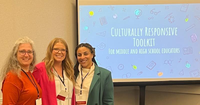 Rlt032913's tweet photo. Got the opportunity to present at yesterday’s ODE Academic Excellence for All conference. Thanks to @ProjectIMPACT12 for the support and encouragement along with our great PLC where the work stemmed from! @OHEducation #OhioTeacherLeader #PinkisaPowerColor #ForAllStudents https://t.co/Pud3jirETY