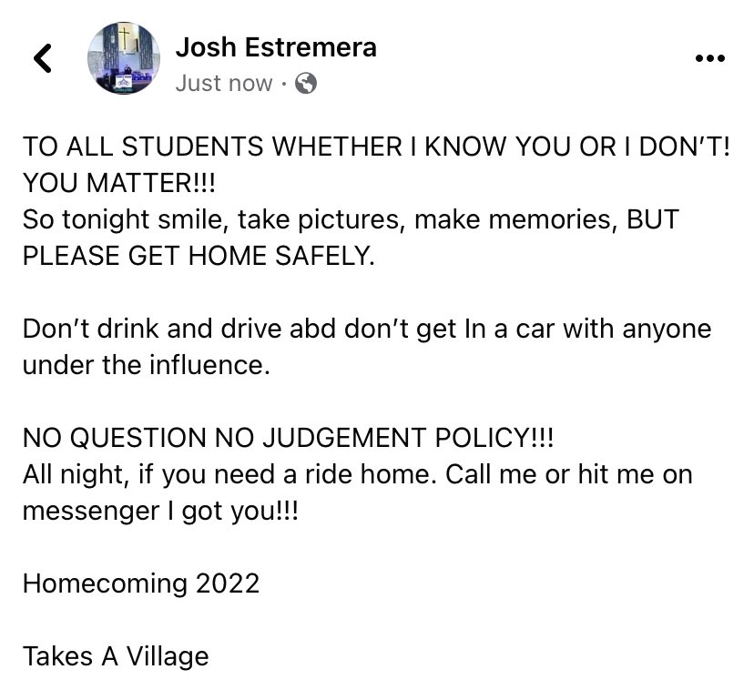 J5StarsE's tweet photo. Homecoming 2022!
#CallCoach #BeSafe #YouMatter https://t.co/VvjN35T7Ie