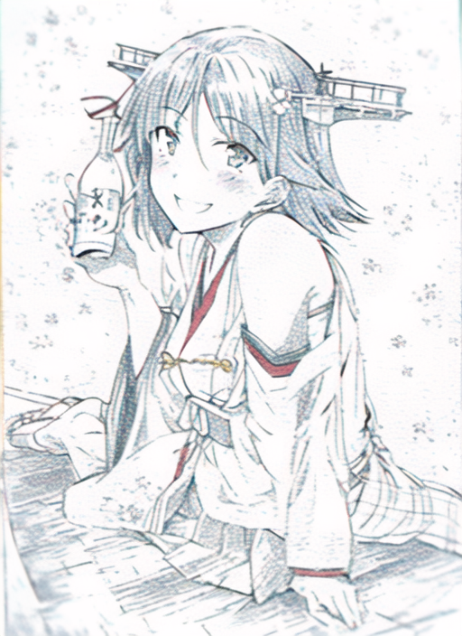 この元絵は椅子に座っていて上半身しか映ってないぞ!ということをはっきり指示しないと混乱するあたりにプログラム味を感じる。 