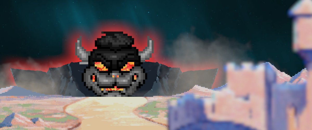 Silver_C_Stick's tweet photo. The CD-i Mario Movie trailer is coming along nicely! Here's a sneak peak at Bowser's volcano airship thing. https://t.co/TLKHfZd5p9