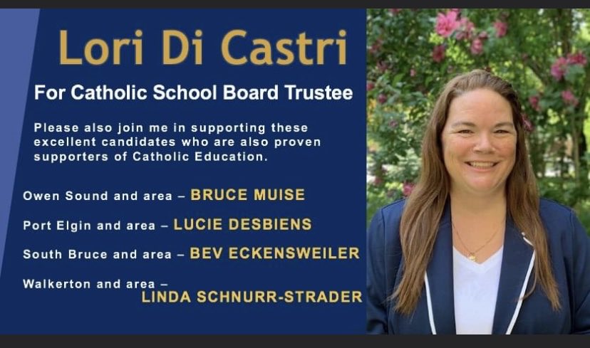 loridicastri's tweet photo. I am happy to endorse the following candidates in their respective ridings. Bruce Muise Linda Schnurr Strader Lucie Desbiens and Beverly Eckensweiler.  Each of us are ready to work for for you.  We need your votes! 
Please support with a RETWEET and your VOTE! https://t.co/jPzUqh1gCt