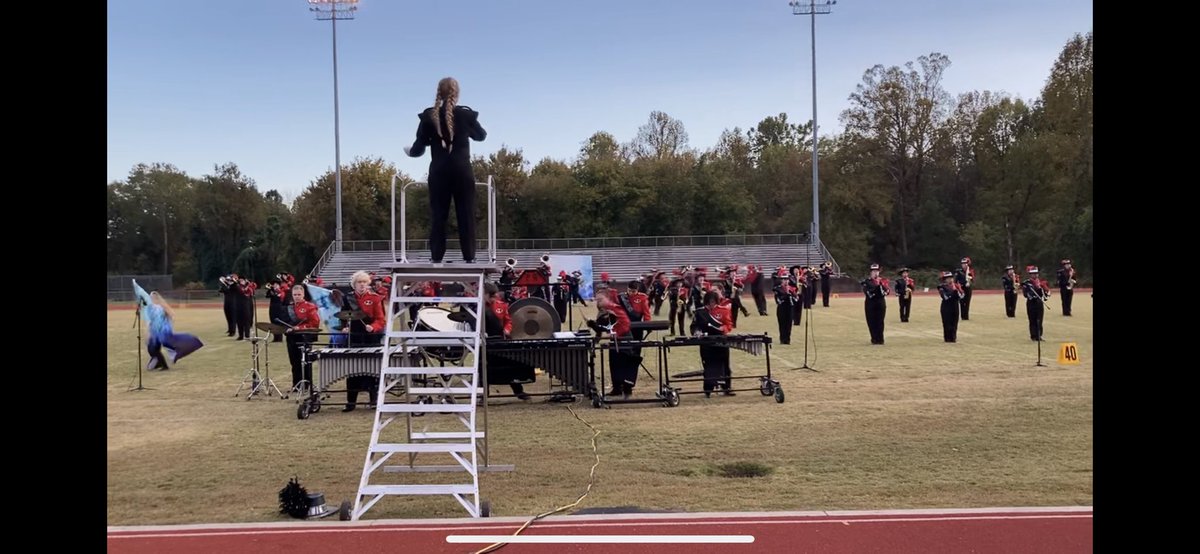 Results from Freedom Classic:

Patton scored 1st place Drum Major in class 4A-7A, and the band earned a Superior rating overall!
