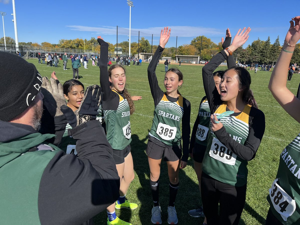 Two All-Conference runners, including a Conference Champ!! Juliet Frum winning the girls race with a time of 17:25 and Nick Ihrke running a strong 7th place with a time of 15:38. Many strong races across the board. Now on to the post season! <a href="/GBN_Athletics/">Glenbrook North High School Athletics</a>